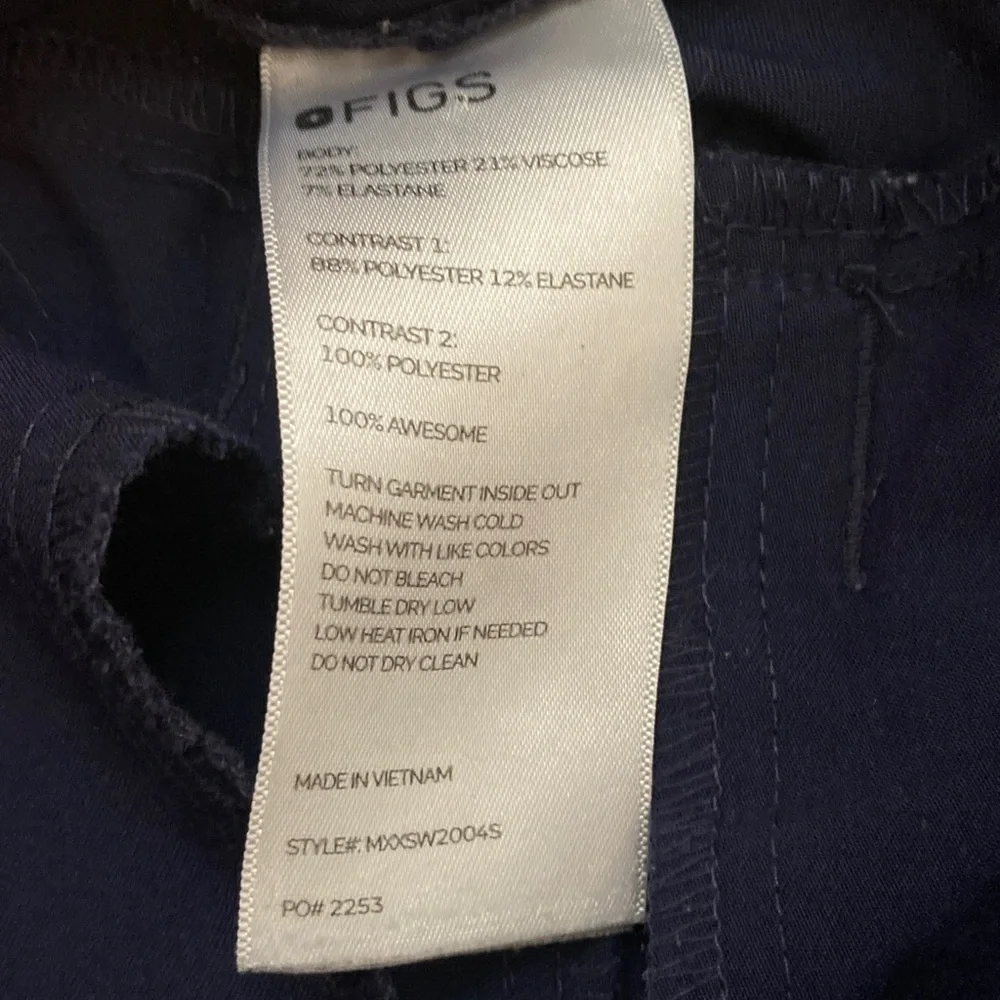 Figs Navy Tansen Jogger Scrub Pants